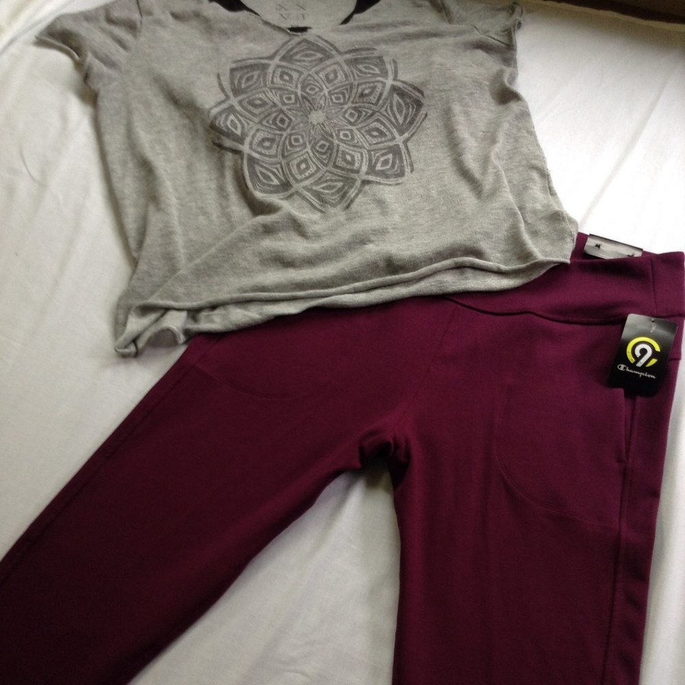 NWT Women's Plus Size Berry Champion C9 Leggings